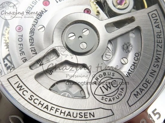 MIROTIME 0502 Portuguese Chrono IW3716 Z+F 1:1 Best Edition White Dial on Gray Rubber Strap A WrinkleFree 7014